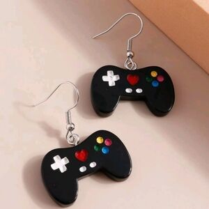 Cartoon Game Console Drop Earrings